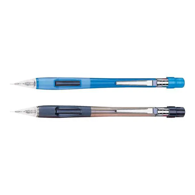 Alt view image 2 of 2 - Quicker Clicker Mechanical Pencil, (0.7mm), Transparent Blue Barrel, Pack of 2 (PD347BP2-K6)