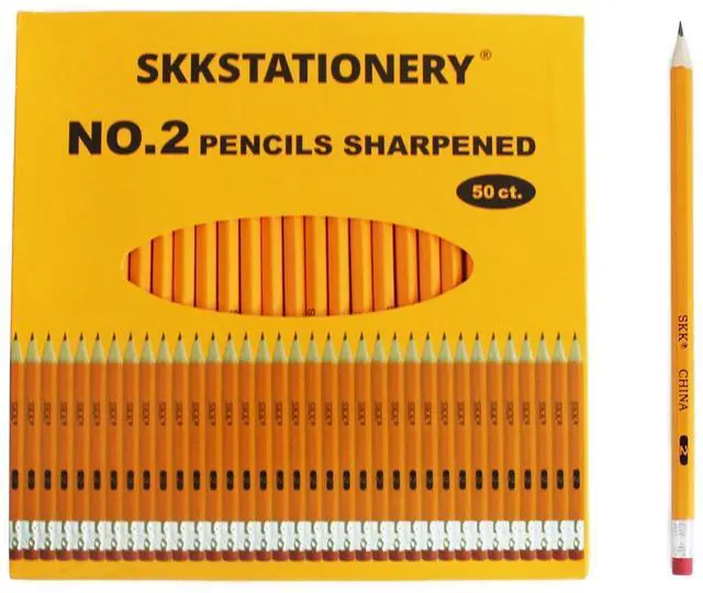 Main image of 50 Count #2 Pencils with Erasers