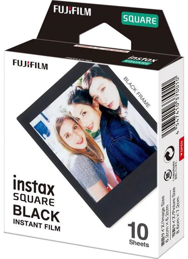 Main image of Instax Square Black Film - 10 Exposures