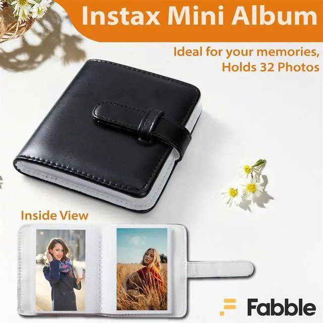 Alt view image 6 of 7 - Instax Mini Rainbow Instant Film 10-Exposure Pack Bundle with Black Instax Mini Photo Album Holds 32 Prints