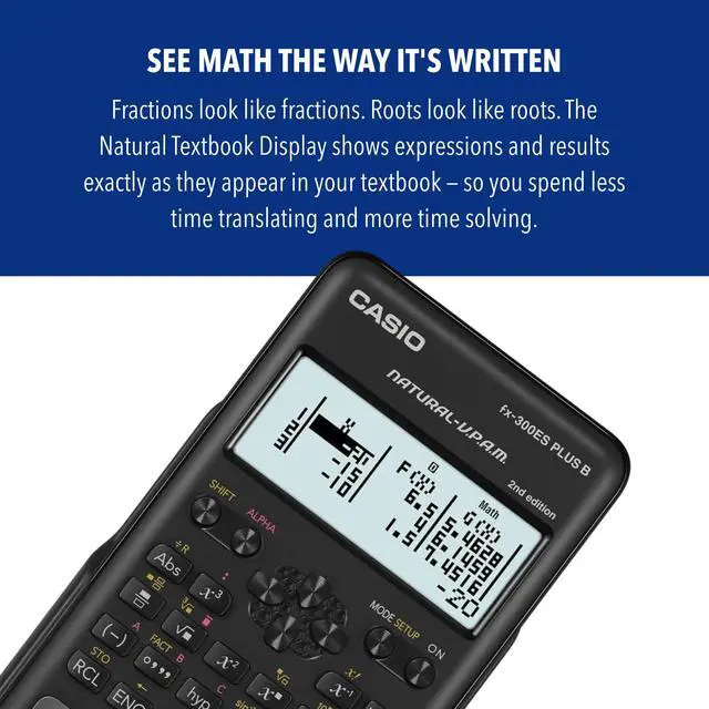 Alt view image 3 of 7 - FX-300ESPLSB-WAIT Scientific Calculator