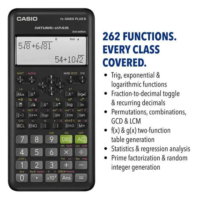 Alt view image 4 of 7 - FX-300ESPLSB-WAIT Scientific Calculator