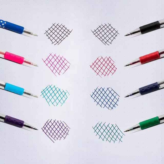 Alt view image 2 of 6 - RSVP Ballpoint Pen, (0.7mm), Fine Line, Black Ink, Pack of 5 (BK90PF5A)