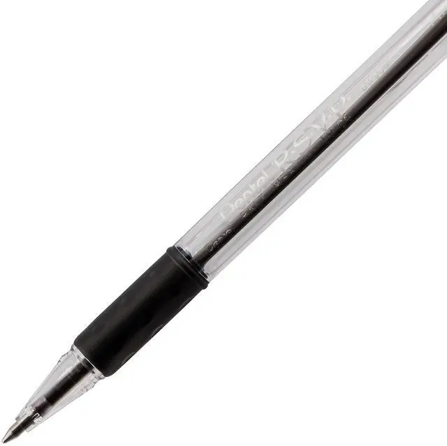 Alt view image 4 of 6 - RSVP Ballpoint Pen, (0.7mm), Fine Line, Black Ink, Pack of 5 (BK90PF5A)