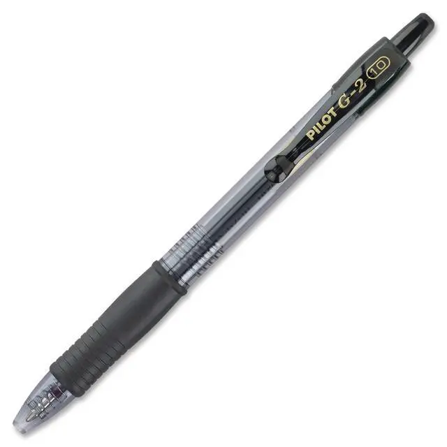 Alt view image 4 of 7 - Pilot G2 Premium Refillable & Retractable Rolling Ball Gel Pens, Bold Point, Bold Gel Pens, 1.0mm, Black Ink, 12-Pack