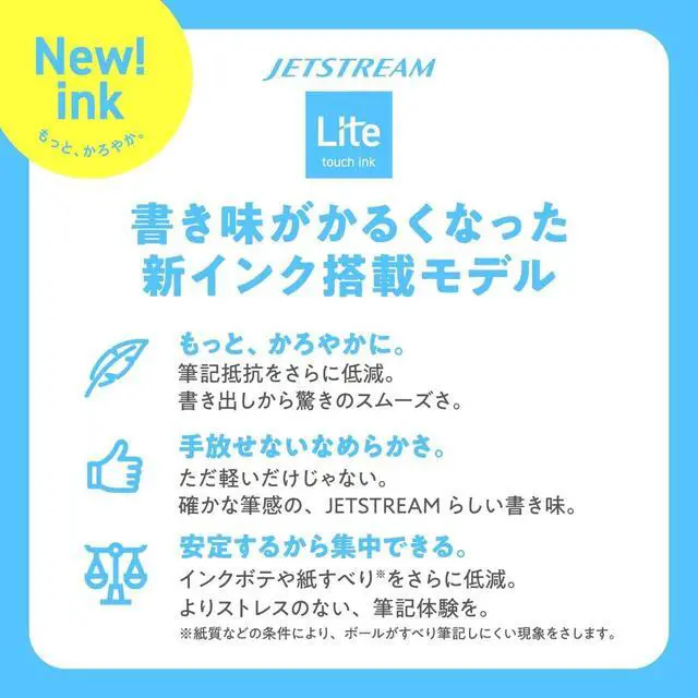Alt view image 5 of 7 - Uni Jetstream Single Ballpoint Pen, Equipped with 0.7mm Lite Touch Ink (Black), Off Black, SXNLS07.24, Set of 10