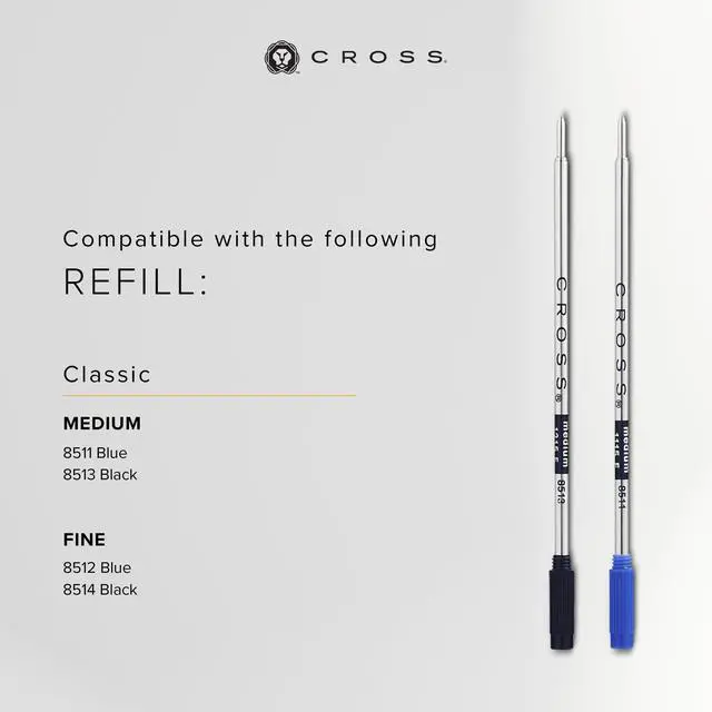 Alt view image 6 of 7 - Bailey Light Polished Blue Resin Ballpoint Pen - Professional Pen for Effortless Writing - Journaling, Note-Taking & More - Black Ink - Easy Handling - Includes Gift Box