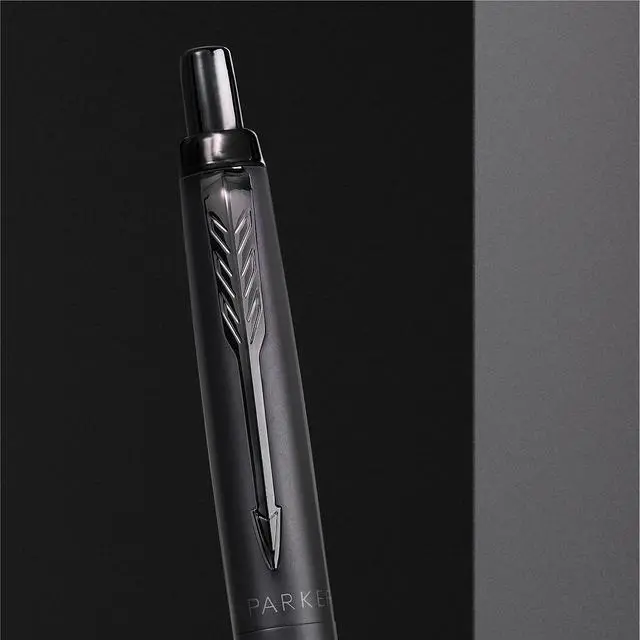 Alt view image 2 of 6 - Jotter XL Ballpoint Pen, Monochrome Matte Black, Medium Point, Blue Ink, Gift Box - Smooth Writing, Signature Design, Stationary, Desk Essentials