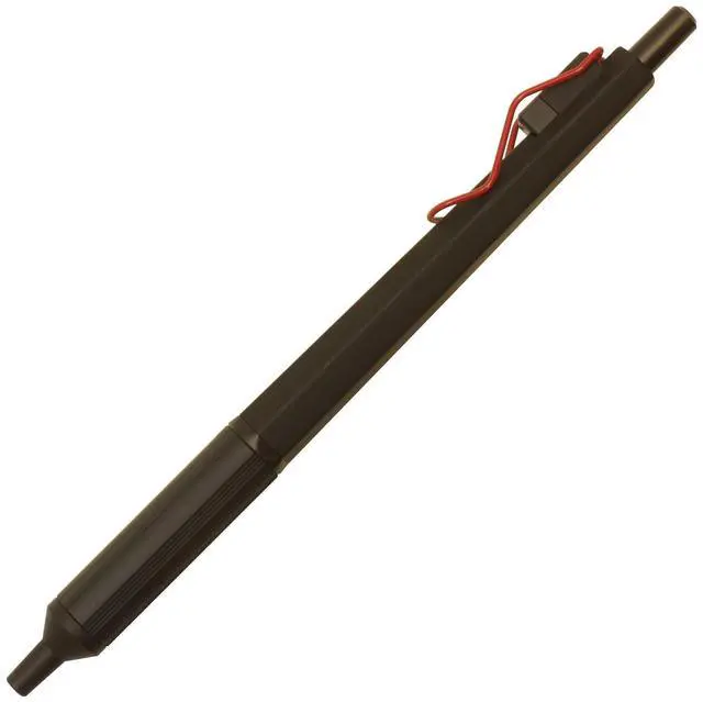 Main image of Uni Jetstream EDGE 0.38mm Oil-based Ballpoint Pen, Black Red Body (SXN100338BK15)