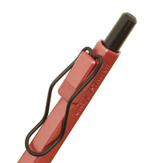 Alt view image 3 of 4 - Uni Jetstream EDGE 0.38mm Oil-based Ballpoint Pen, Black Red Body (SXN100338BK15)