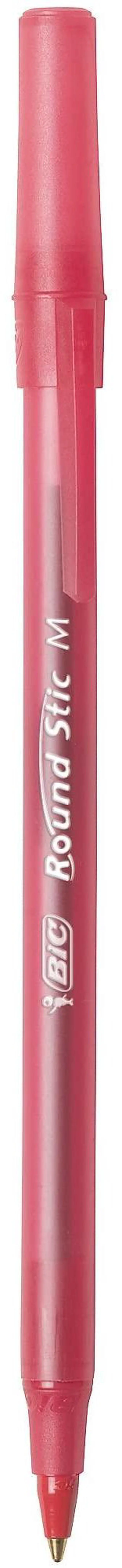 Alt view image 2 of 6 - Round Stic Xtra Life Red Ballpoint Pens, Medium Point, 1.0mm, 10-Count