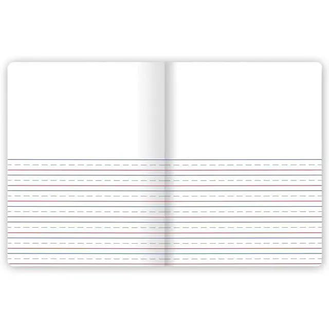 Alt view image 2 of 5 - Primary Journal Creative Story Tablet Composition Notebook, 7.5" x 9.75", Grades K-2, 100 Sheets, Blue (09554)