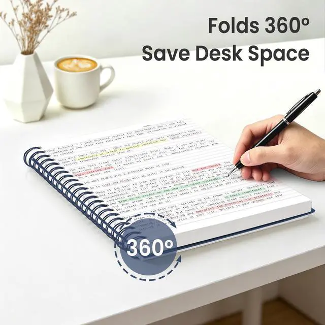 Alt view image 5 of 7 - Lined Spiral Journal Notebook, 300 Pages, B5 Size (7.4'' x 10.1'')