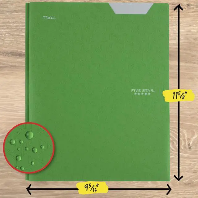 Alt view image 7 of 7 - 2-Pocket Plastic Folder with Stay-Put Tabs and Prong Fasteners, Holds 8.5" x 11" Paper, Assorted Colors, 4 Pack (340300A)