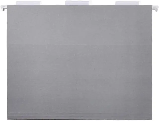 Alt view image 3 of 5 - Hanging File Folders with Adjustable Tabs for Document Organization, Letter Size, Gray, 25-Pack