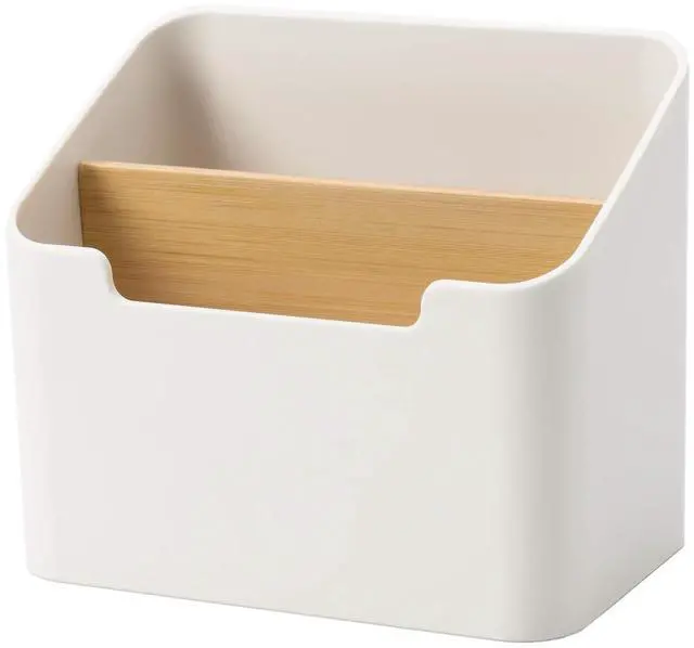 Alt view image 2 of 6 - Remote Control Holder Desk Storage Organizer Box Container for Desk, Office Supplies, Home