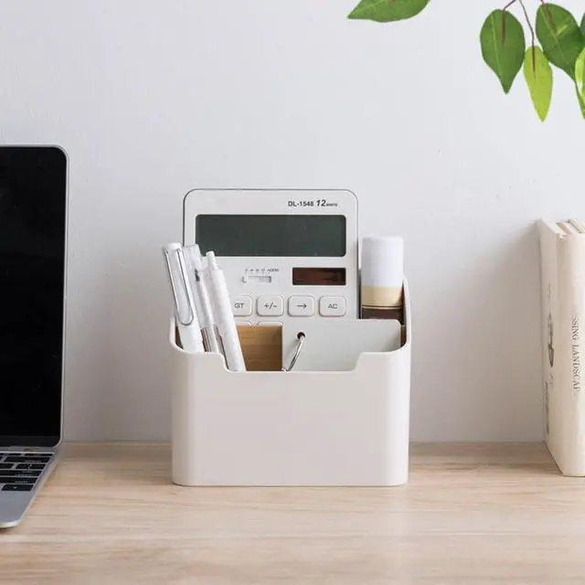 Alt view image 4 of 6 - Remote Control Holder Desk Storage Organizer Box Container for Desk, Office Supplies, Home