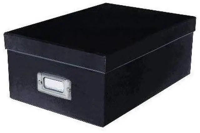 Alt view image 2 of 2 - Photo Albums Photo Storage Box, Black
