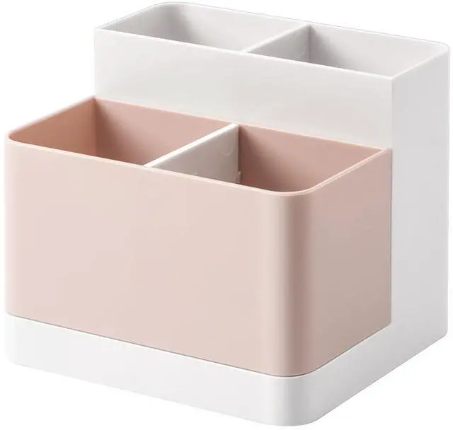 Main image of Desktop Storage Organizer Pencil Card Holder Box, Holders for Desk Accessories, Container for Desk, Office Supplies, Vanity Table