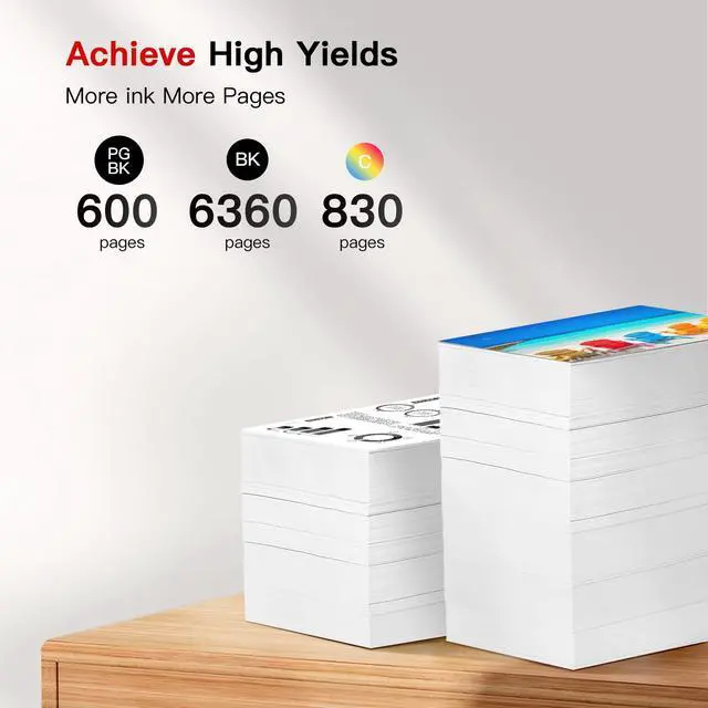 Alt view image 4 of 7 - 280XXL 281XXL Ink Cartridges High Page Yield (5-Pack) Compatible for Canon PGI-280XXL CLI-281XXL Ink 280 281 Ink Cartridges Work with TR8620a TR8620 TR8520 TR8600 TS9521C TR7520 Printer, PGBK BK C M Y