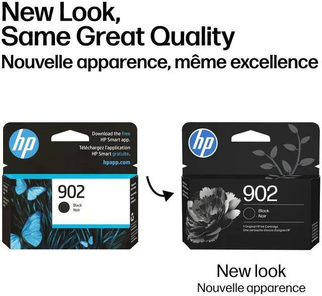 Alt view image 3 of 7 - 902 Black Ink Cartridge | Works with OfficeJet 6950, 6960, Pro 6960, 6970 Series | T6L98AN