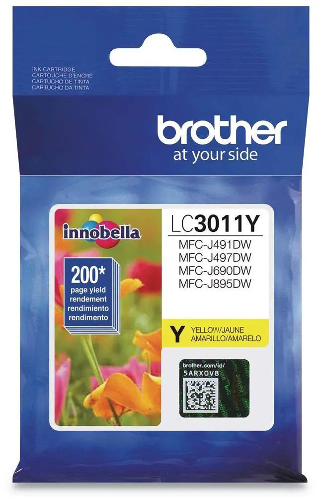 Main image of Printer LC3011Y Single Pack Standard Cartridge Yield Up to 200 Pages LC3011 Ink Yellow