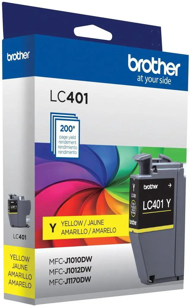 Alt view image 7 of 7 - Genuine LC401Y Standard-Yield Yellow Ink Cartridge