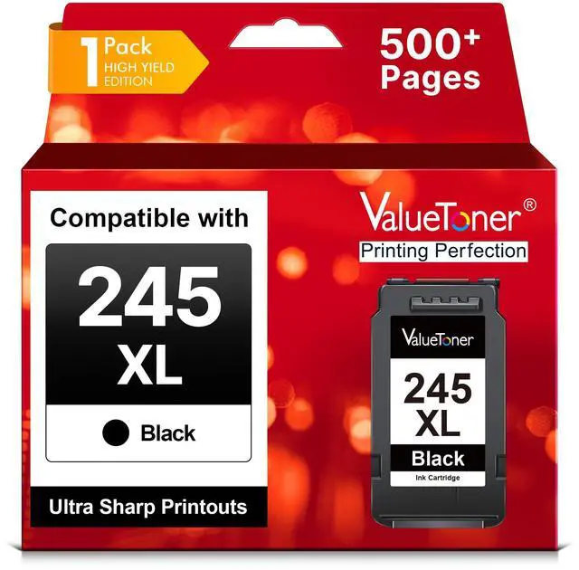 Main image of 245XL Replacement for Canon 245XL Black Ink 245 XL PG245XL 243 for Pixma TR4520 TR4527 MX492 MX490 MG2520 MG2522 MG2525 MG2920 MG2922 MG3022 MG3029 TS202 TS302 TS3320 Printer (1 Black)