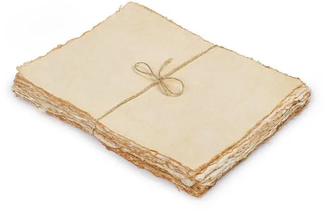 Main image of Vintage Deckled Edge Handmade Watercolor Paper 4x6