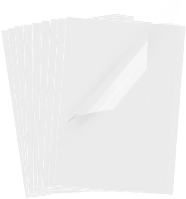 Main image of 30 Sheets Transparency Film Paper, 8.5x11 Inches Transparent Film for Ink Jet Printer, 100% Transparencies Printing Transparent Film Sheets for Overhead Projector, Silk Screen Printing