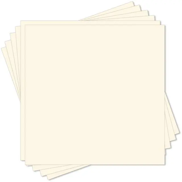 Main image of Cream Cardstock 12x12, Goefun Ivory Card Stocks 80lb, Heavy Weight Paper for Printing, Invitations, Scrapbook, Artworks and Crafting, Photo Albums, 24 Pack