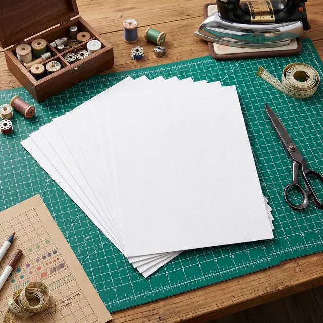 Alt view image 7 of 7 - 10pcs Printable Fabric Sheets For Inkjet Printers - 8.5x11" Bright White 280gsm Printable Fabric Sheets - Iron On Printer Paper For Fabrics Resistant Photo Art Sketch Printing Media