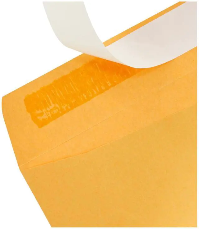 Alt view image 3 of 7 - Self Seal Catalog Envelopes for Business Mailing, Peel and Seal, 6" x 9", Brown Kraft, 100-Pack