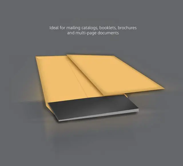 Alt view image 5 of 7 - Self Seal Catalog Envelopes for Business Mailing, Peel and Seal, 6" x 9", Brown Kraft, 100-Pack