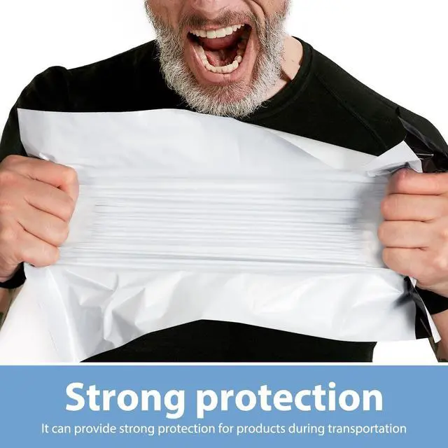 Alt view image 2 of 7 - White Poly Mailers 14.5x19 100 Pack, Large Shipping bags Self-Seal Shipping Envelopes , Packaging Envelope for Small Business, Boutique, Clothing