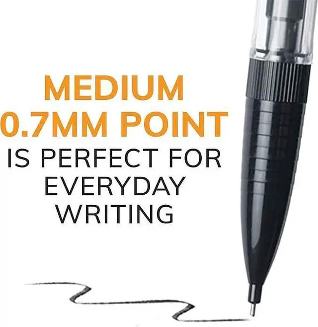 Alt view image 3 of 6 - Xtra Smooth Mechanical Pencil with 0.7 mm Medium Point ,Refillable and Retractable, School Supplies for Students and Teachers, 40-Count Pack