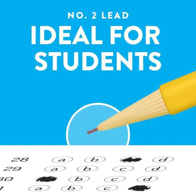 Alt view image 7 of 7 - SharpWriter Mechanical Pencils, 0.7 mm #2 Pencil Lead, Yellow, 36 Count - Back to School Supplies