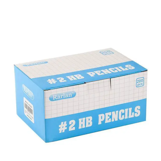 Alt view image 4 of 6 - Wood-Cased #2 HB Pencils, Pre-sharpened, 200 Count Bulk Pack