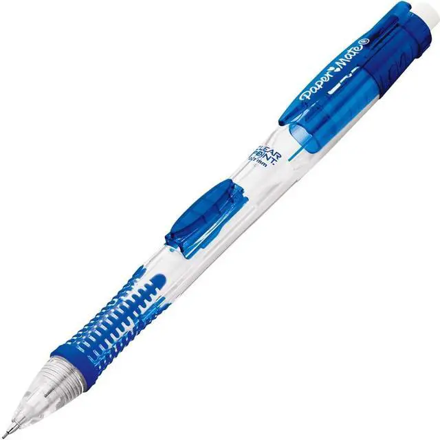 Alt view image 3 of 6 - Clearpoint Mechanical Pencils, 0.7mm HB #2 Lead, Blue Barrels, 12 Count - Teacher Supplies, Journaling, Note Taking