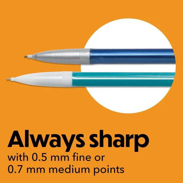Alt view image 6 of 7 - Mechanical Pencils #2 XtraSmooth, 20 .7mm & 20 .5mm, Pack of 40