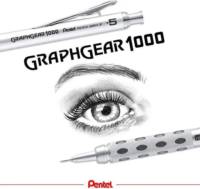 Alt view image 4 of 4 - Graph Gear 1000 Automatic Drafting Pencil, 0.7mm Lead Size, Blue Barrel, 1 Each (PG1017C)