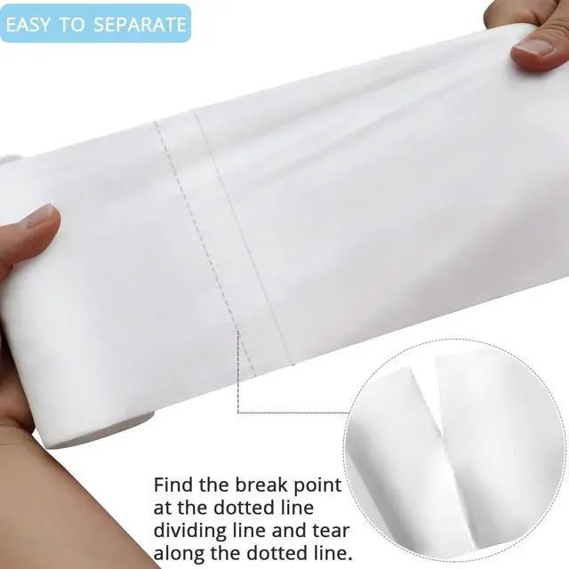 Alt view image 3 of 6 - 5 Gallon Trash Bags - 20 Liter Strong Garbage Bags Small Clear Liners for Office Kitchen Bathroom Home Wastebasket, 105 Count