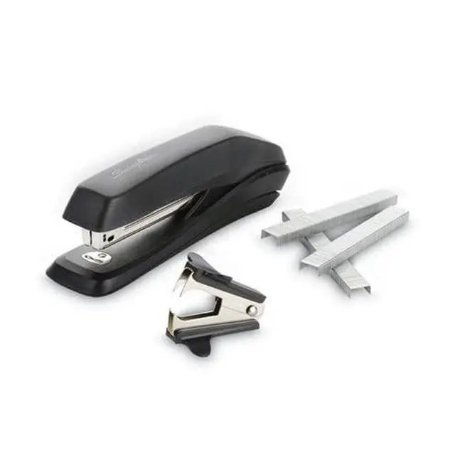 Alt view image 4 of 7 - Stapler Value Pack, 20 Sheet Capacity, Jam Free, includes Standard Stapler, 5000 Staples and Staple Remover, Black (54551)
