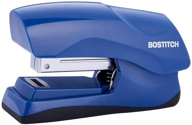 Main image of Office Heavy Duty Stapler, 40 Sheet Capacity, No Jam, Half Strip, Fits into the Palm of Your Hand, For Classroom, Office or Desk, Navy Blue
