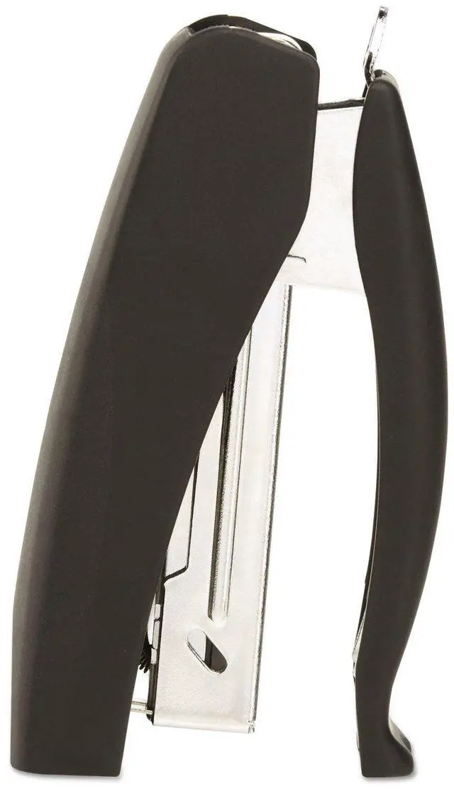 Alt view image 3 of 7 - Soft Grip Stapler, 20 Sheet Capacity, Compact, Handheld Stapler, Black (09901)