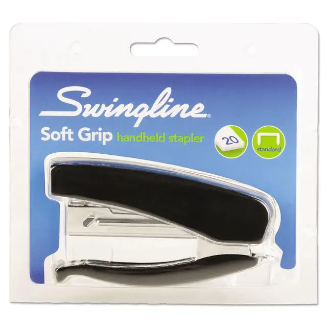 Alt view image 5 of 7 - Soft Grip Stapler, 20 Sheet Capacity, Compact, Handheld Stapler, Black (09901)