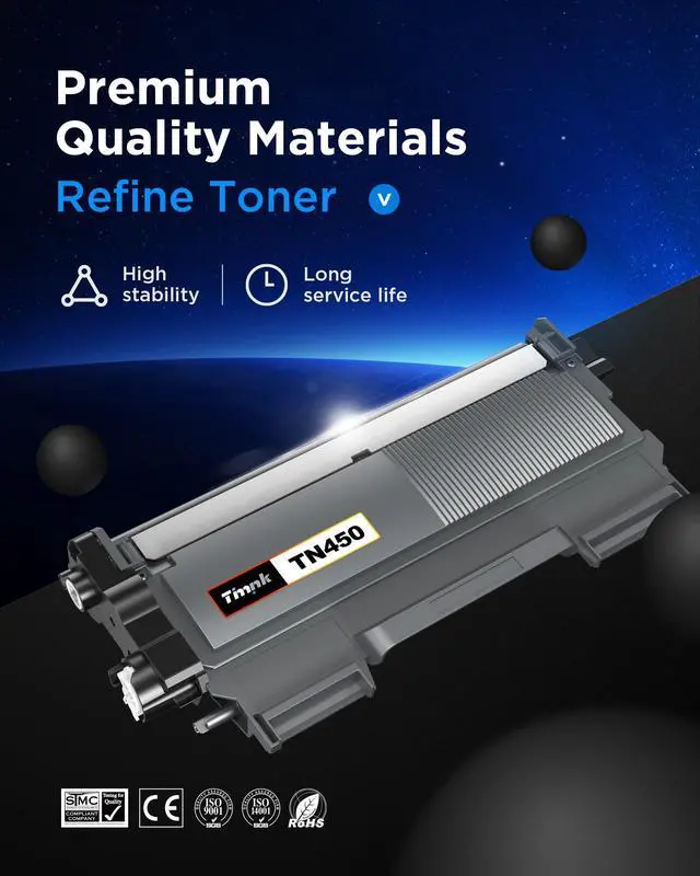 Alt view image 3 of 7 - TN450 Toner Cartridge Compatible with Brother TN450 TN-450 Toner