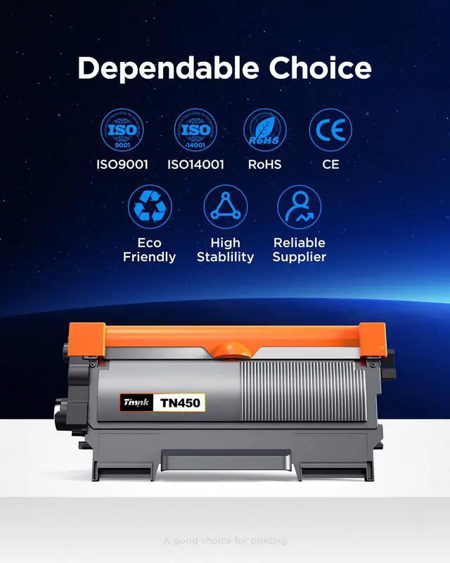 Alt view image 5 of 7 - TN450 Toner Cartridge Compatible with Brother TN450 TN-450 Toner