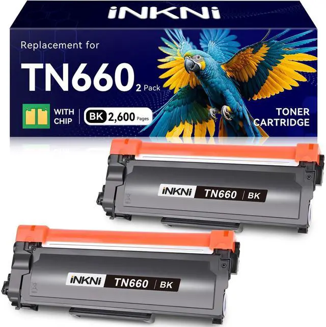 Main image of Compatible TN660 Toner Cartridge Replacement for Brother TN660 TN630 High Yield Compatible for Brother HL-L2300D DCP L2540DW HL L2320D HL L2360DW HL L2380DW MFC L2700DW Printer (Black, 2-Pack)