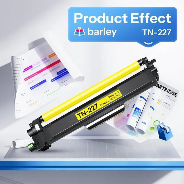 Alt view image 5 of 7 - TN227 TN227Y Toner Cartridge Compatible TN227 Toner Replacement for Brother MFC-L3770CDW MFC-L3710CW HL-L3290CDW HL-L3210CW HL-L3270CDW Printer (1 Yellow)